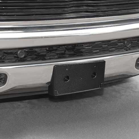 Front License Plate Holder, License Plate Frame Mount Bracket Compatible with Dodge RAM 2018-2023+ (Carbon Fiber) in Saudi Arabia