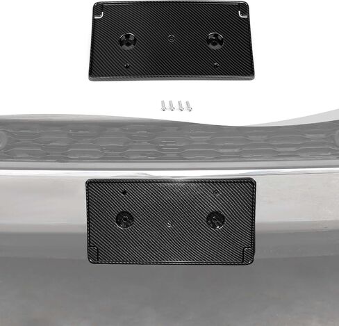Front License Plate Holder, License Plate Frame Mount Bracket Compatible with Dodge RAM 2018-2023+ (Carbon Fiber) in Saudi Arabia