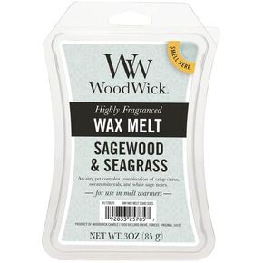 WoodWick 3 oz Wax Melt - Sagewood & Seagrass