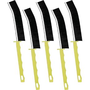 Crevice Cleaning Brush, Hard Bristle Cleaning Tool for Household, Bathroom, Kitchen, Toilet, Multifunctional Thin Gap Corners Brush (3Pcs Black+3Pcs White)