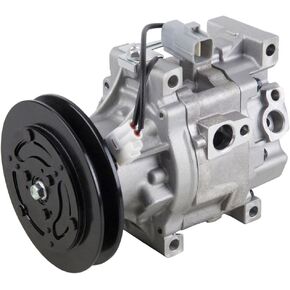 AC Compressor & A/C Clutch For Kubota B3030 L3430 L4630 M1055 M105S Tractor Replaces SCS06C 6A671-97110 1-Groove - BuyAutoParts 60-01905NA NEW