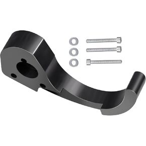 Motor Engine Chain Guard Compatible with 1987-2006 Yamaha Banshee 350 YFZ350, Motorcycle Engine Chain Guard Protector + Hardware Black
