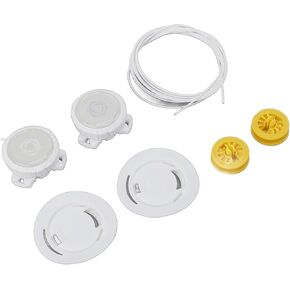Tieless Shoe Laces, No Tie Shoelaces, Rotating Automatic Buckle, Anti Slip Tieless Steel Wires for Sports Shoes Sneakers,for Kids and Adult, White