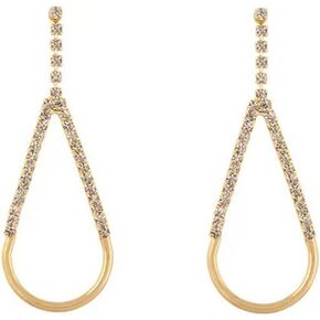 Cubic Zirconia Huggie Earrings Small Rhinestone Cz Huggie Hoop Earrings for Women Geometric Round Circle Huggie Earrings Exquisite Sleeper Earrings Jewelry