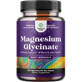 Pure Magnesium Glycinate 400mg Per Serving - Vegan High Absorption Chelated Magnesium Capsules for Women & Men with Elemental Magnesium 400mg for Mood Sleep and Relaxation Support - 30 Servings