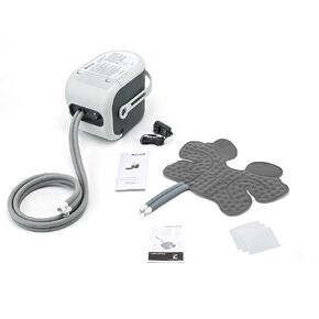 Ossur Cold Rush Therapy Machine System with Ankle Pad - Ergonomic, Adjustable Wrap Pad Included - Quiet, Lightweight Cryotherapy Freeze Kit Pump - Ankle Ice Pack Wrap, Ice Machine for After Surgery