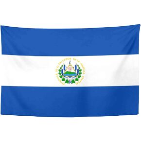 YongColer El Salvador Flag Tapestry Wall Hanging for Bedroom Living Room Dorm Accessories Gifts, 60x40 inch