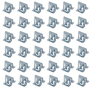 30pcs 15748479 Interior Trim Clips,Metal Grill Clips Interior Trim Bezel Scuff Sill Plate Clips for 1994-2017 GM