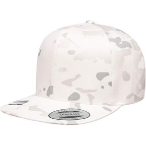 6-Panel Structured Flat Visor Classic Snapback (6089)