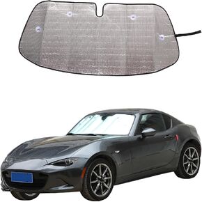 Car Windshield Sun Shade Compatible with Mazda MX-5 2016-2024,Front Window Sun Visor Protector,UV Protection Heat Insulation Windshield Sunshade (Style A) in Kuwait