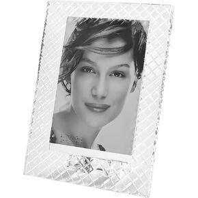 kitCom Crystal Diamond 5x7 Frame, Luxury Diamond Crystal Craft, Crystal Standing Photo Frame (Frame Size 7.48" x 9.44")