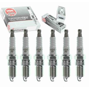 6 pc NGK V-Power Spark Plugs compatible with Pontiac Firebird 3.8L V6 1995-2002