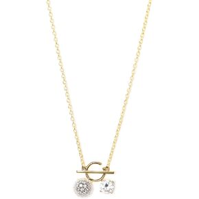 Women's 925 silver 18k Gold plated clavicle pendant Necklace For Women