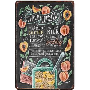 Fast Food Vintage Tin Sign - Pizza Retro Metel Sign - Wall Decor wall sign for Kitchen Bakery Cafe Restaurant