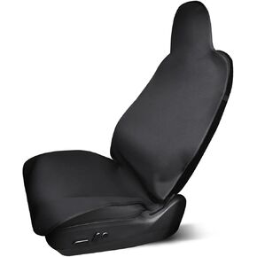 AUTOYOUTH Tesla Model Y/3 Seat Covers 2017-2023 Waterproof, Stain Resistant, Non-Slip Neoprene Car Seat Protector Easy Install & Clean Front Seat Cover for Tesla Model 3 and Model Y - Black 1 Piece
