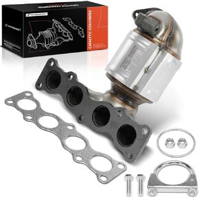 A-Premium Exhaust Manifold Catalytic Converter with Gasket Kit Direct-Fit Compatible with Hyundai Sonata 2015-2019 2.4L & Kia Optima 2016-2020 2.4L, E.P.A. Compliant, Replace# 285102GAV0