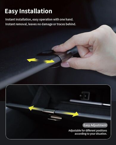 خطاف صندوق القفازات من منتجات Jowua متوافق مع Tesla Model S/X Glovebox 2021+ (عبوتان) in Kuwait