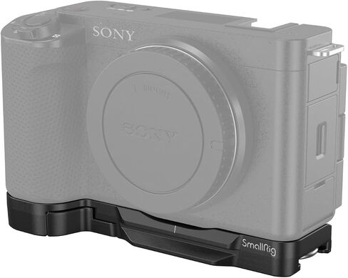 لوحة قاعدة SmallRig ZV-E10 II لجهاز Sony Alpha ZV-E10 II، لوحة تثبيت سفلية مع لوحة سريعة التحرير لـ Arca، مقبس QD، فتحة حزام اليد، 1/4 بوصة - 20 فتحة ملولبة - 4950 in Saudi Arabia