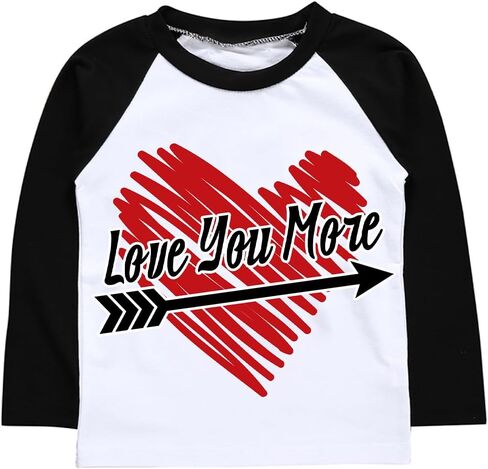Boys Valentine's Day T-Shirt Kids Valentines Tee Monster Truck Dinosaur Digger Love Heart Clothes Toddler 2-7T in Kuwait