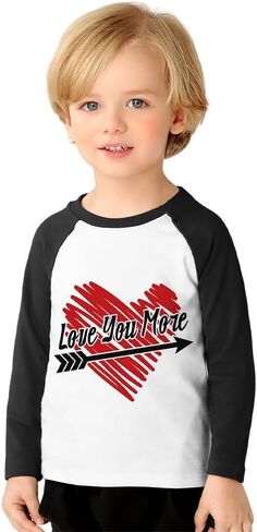 Boys Valentine's Day T-Shirt Kids Valentines Tee Monster Truck Dinosaur Digger Love Heart Clothes Toddler 2-7T in Kuwait