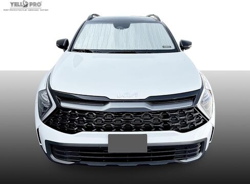 YelloPro Auto مخصص مناسب للزجاج الأمامي العاكس للضوء من أجل 2023 2024 2025 Kia Sportage SUV، ملحقات كتل حماية عاكسة للأشعة فوق البنفسجية [صنع في الولايات المتحدة الأمريكية] in Kuwait