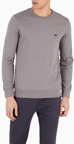 Emporio Armani Men's Pattern Mix Long Pajamas in Saudi Arabia