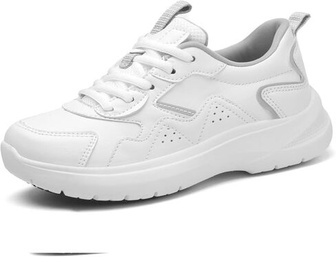 Non Slip Shoes for Women White Food Service, White Women's Non Slip Nursing Shoes, Comfortable, Breathable, and Wear-Resistant in Saudi Arabia