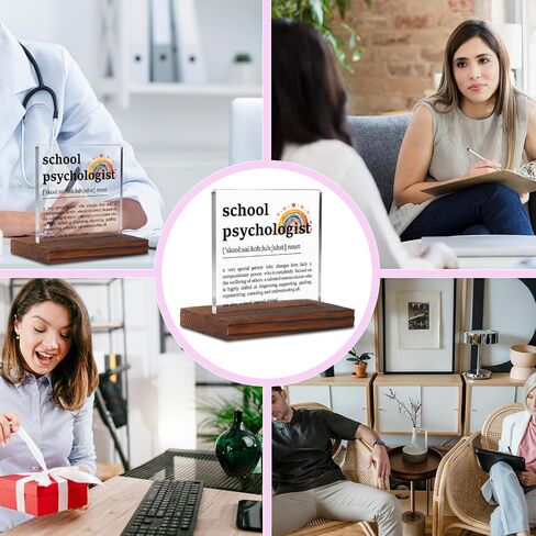 Things to Remember Therapy Office Clear Desk Decor Signs, Positive Affirmations Anxiety Relief Calming Corner Gifts for School Counselor Psychology Teens Girls Mental Health Decorative Plaque TZF40 in Saudi Arabia