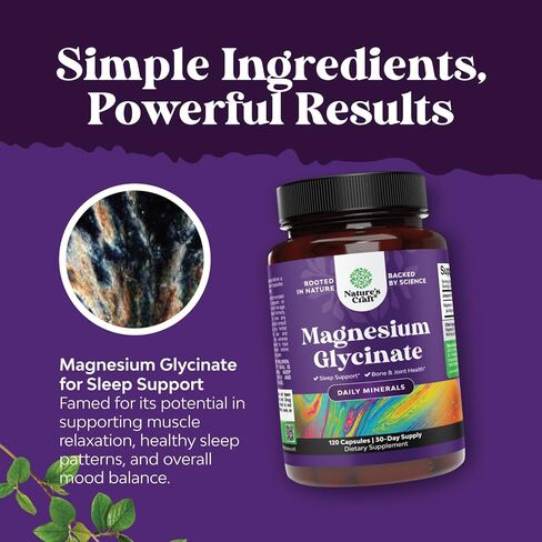 Pure Magnesium Glycinate 400mg Per Serving - Vegan High Absorption Chelated Magnesium Capsules for Women & Men with Elemental Magnesium 400mg for Mood Sleep and Relaxation Support - 30 Servings in Saudi Arabia