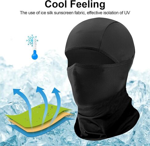 Face Mask Balaclava for Winter and Summer, Sun UV Protection Neck Gaiter, Men Shiesty Mask for Ski Motorcycle Cycling in Kuwait