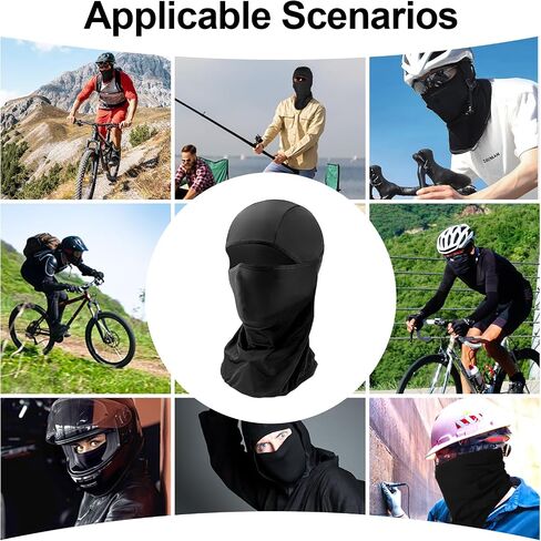 Face Mask Balaclava for Winter and Summer, Sun UV Protection Neck Gaiter, Men Shiesty Mask for Ski Motorcycle Cycling in Kuwait