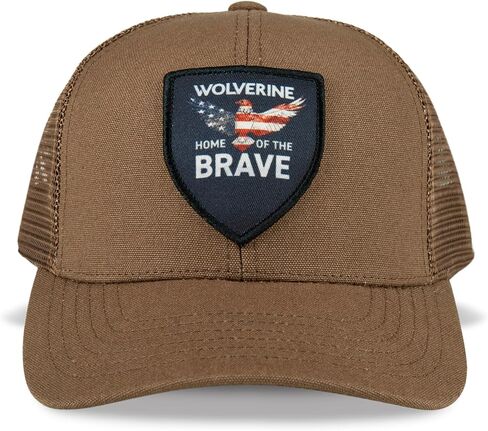WOLVERINE Standard Trucker Hat Snap Back Baseball Cap for Men and Women, One Size Fits Most in Saudi Arabia