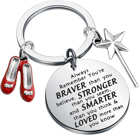 BNQL Wizard Oz Gift Keychain Dorothy Ruby Gift Wizard Oz Inspired Keychain Ruby Red Slipper Keychain Dorothy Jewelry Gift in Saudi Arabia