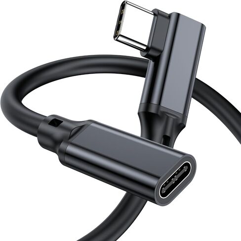 USB C Extension Cable 10FT,USB 3.1 10gbps Male to Female Type C 5A PD100W Fast Charging Cable 4K Video Compatible with Switch,MacBook Pro/Air,iPad Pro,Dell XPS,Surface Book,PSVR2,USB C Hub,iPhone 15 in Saudi Arabia