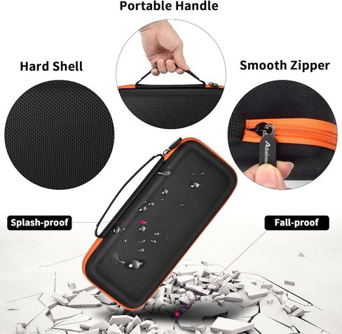 Travel Case Compatible with Hajomel Tire Inflator Portable Air Compressor 10000mAh, 4X Fast Air Pump for Car Tires, 150PSI Electric Tire Pump Storage Holder Organizer for Air Tube, USB Cable-Bag Only in Kuwait