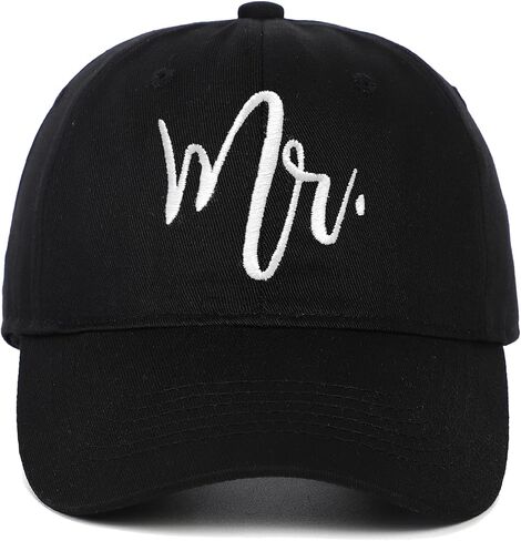 Matching Mr. & Mrs. Baseball Caps, Bridal Gift, Newlywed Honeymoon Wedding Gift in Saudi Arabia