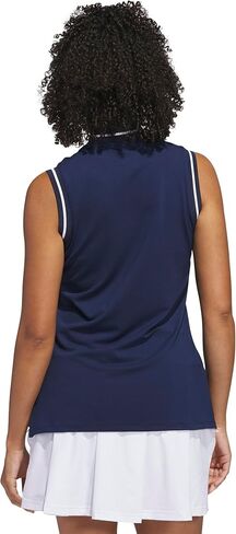 adidas Women's Ultimate365 Quarter-Zip Sleeveless Polo Shirt in Saudi Arabia