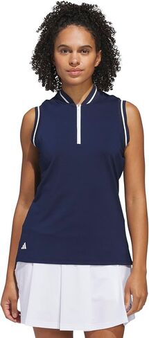 adidas Women's Ultimate365 Quarter-Zip Sleeveless Polo Shirt in Saudi Arabia