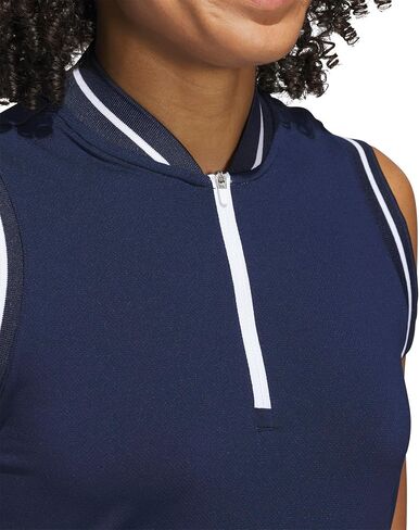adidas Women's Ultimate365 Quarter-Zip Sleeveless Polo Shirt in Saudi Arabia