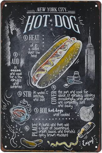 Fast Food Vintage Tin Sign - Pizza Retro Metel Sign - Wall Decor wall sign for Kitchen Bakery Cafe Restaurant in Saudi Arabia