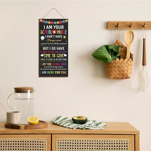 Nurse Gifts, Decorative Wood Hanging Wood Plaque, Inspirational Wood Wall Sign, Nurse Retirement Gift, Appreciation Gift for Nurse, By Touching So Many Lives You Have Changed the World Sign in Kuwait