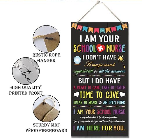 Nurse Gifts, Decorative Wood Hanging Wood Plaque, Inspirational Wood Wall Sign, Nurse Retirement Gift, Appreciation Gift for Nurse, By Touching So Many Lives You Have Changed the World Sign in Kuwait