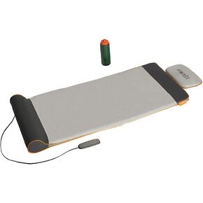 HoMedics Body Flex Back Stretching Mat with Heat, 6 Stretching Programs and 3 Intensity Levels with Removable Memory Foam Pillow for Full Body Coverage, Portable for Yoga, Athletes, Home Gym