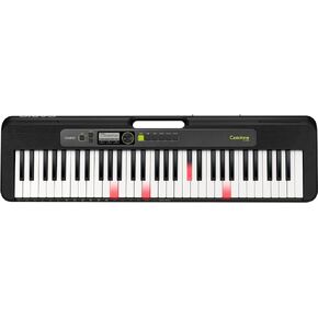 Casio, 61-Key Portable Keyboard with USB (LK-S250) & RockJam Xfinity Heavy-Duty, Double-X, Pre-Assembled, Infinitely Adjustable Piano Keyboard Stand with Locking Straps