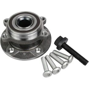 Autoround 513253 Wheel Hub and Bearing Assembly Replacement for Audi A3/Q3/TT, Volkswagen Beetle/Jetta/Golf/GTI/Passat 5 Lugs w/ABS