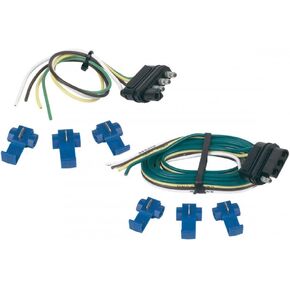 Hopkins Towing Solutions 48205 4 Wire Flat Connector Set with Splice Connectors