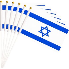 25 Pack Italy Small Flag, Hand Held Italian Stick Flag National Country Flag, Party Decorations, Supplies For Parades, Festival Events, International Festival, Celebration (Italy)