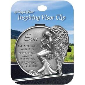 Angelstar 15683 Son Guardian Angel Visor Clip Accent, 2-1/2-Inch