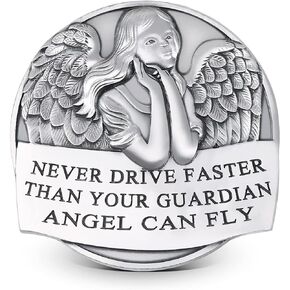 اكيتسوما ميدالية سانت كريستوفر للسيارة، مشبك قناع سانت كريستوفر، هدية جديدة للسائق (القديس كريستوفر) in Kuwait