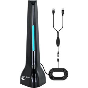 TV Antenna for Smart TV, Digital TV Antenna Amplified for HDTV, Long Range Reception for Indoor, 4K 1080P Antenna for Free Local Channels,Support VHF/UHF with 10FT Coax Cable in Kuwait